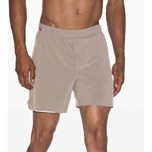 Lululemon Surge Short Liner 6" Carbon Dust Size Large